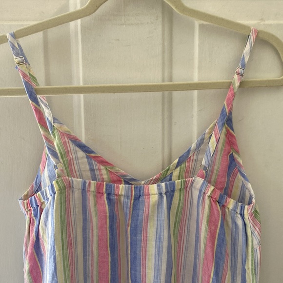 C&C California 100% Linen Maxi Sun Dress Size Small - Picture 4 of 10